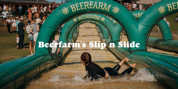 Beerfarm's Slip n Slide is back for the kids this summer - Beerfarm