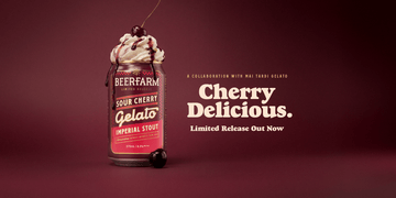 Sour Cherry Gelato Imperial Stout: A Decadent Collaboration with Mai Tardi - Beerfarm