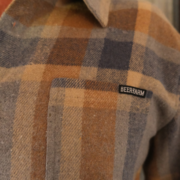 Beerarm Blue Winter Flannel Shirt