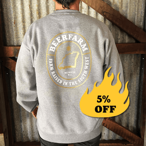 Beerfarm Metricup Sweat Grey Marle - Beerfarm