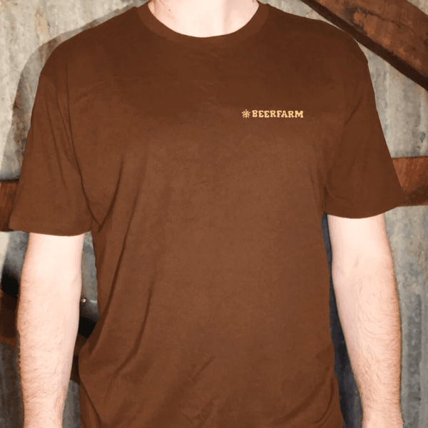 Beerfarm x Kentaro Yoshida Mural Tee Cocoa - Beerfarm