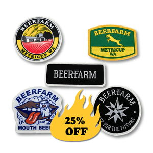 Iron On Beerfarm Patches - Beerfarm